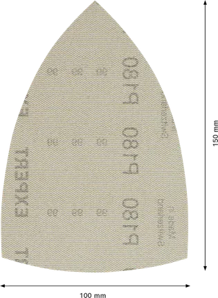 Rede de lixa Bosch EXPERT M480 100x150mm Folha G180.