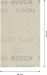 Rede de lixa Bosch EXPERT M480, folha G120 de 80x133 mm.