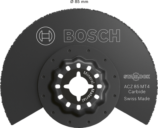 Lâmina de corte em carboneto Bosch ACZ 85 MT4 Starlock, 85 mm.