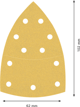 Lixa Bosch EXPERT C470, 102x62 mm, grão 120.