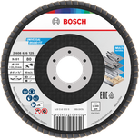 Disco de lixa Bosch X451 de 115 mm G80 para múltiplos materiais.