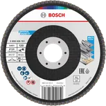 Disco de lixa Bosch X451 de 125 mm G120 para desbaste de múltiplos materiais.