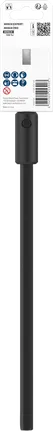 Barra de extensão Bosch para eixo standard, 11 x 300 mm.