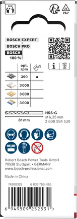 Serra copo arborizada Bosch Multi Material 22 x 40 mm.