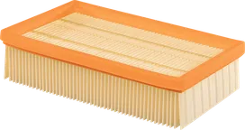 Filtro plano plissado de celulose Bosch para extração de pó.