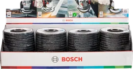 Disco de lixa Bosch X451 115 mm G80, embalagem de 60 unidades.