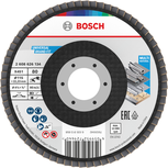 Disco de lixa Bosch X451 de 115 mm G80 para múltiplos materiais.