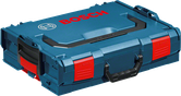 Bosch L-BOXX S, mala de ferramentas azul com pega.