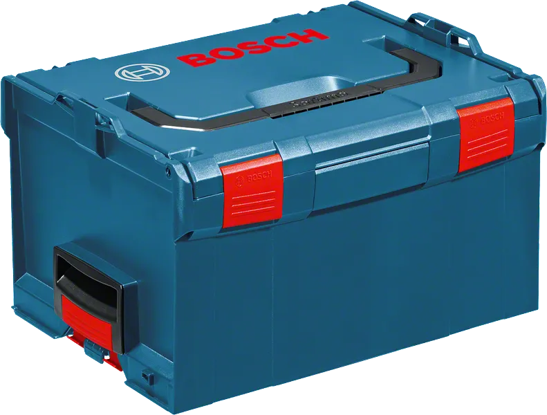 Sistema de mala de transporte Bosch L-BOXX 238 com fechos seguros.