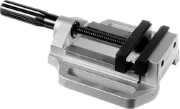 Morsa de bancada Bosch para fixação segura de materiais.