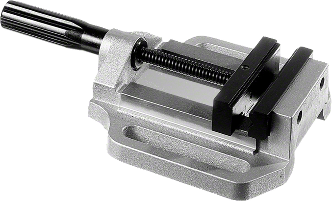 Morsa de bancada Bosch para fixação segura de materiais.