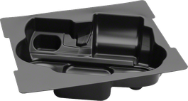 Tabuleiro em plástico Bosch para armazenamento de ferramentas e acessórios.