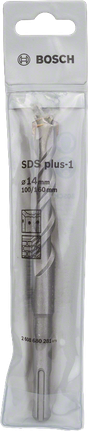 Broca para taladro percutor Bosch SDS plus-1 de 14 mm.