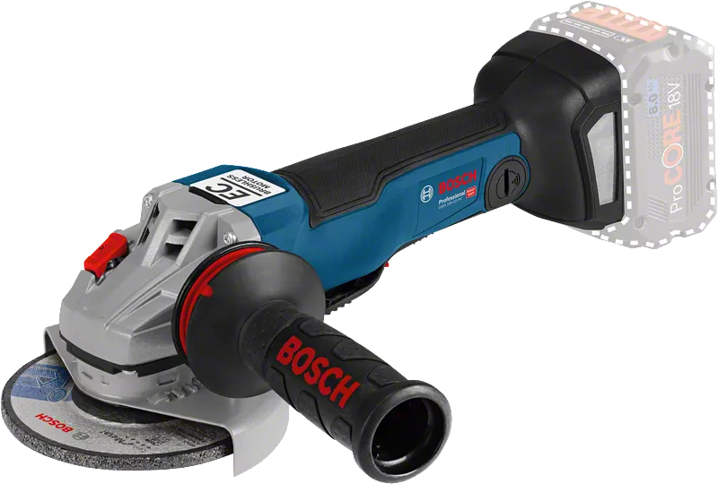 Amoladora angular inalámbrica Bosch GWS 18V-10 PC.