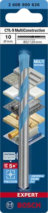 Broca multimaterial Bosch EXPERT CYL-9 10×80×120 mm.