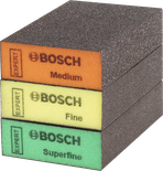 Bloques de lijado Bosch EXPERT S471, medio fino, superfino.