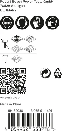 Juego de brocas Bosch EXPERT HEX-9 MultiConstruction 5/6/8 mm.