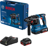 Taladro percutor rotativo Bosch GBH 185-LI con batería de 18 V.