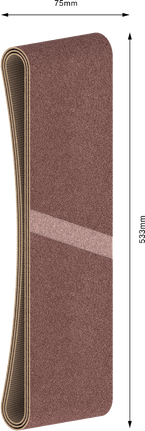 Banda de lija Bosch PRO X440 75x533mm grano 60.