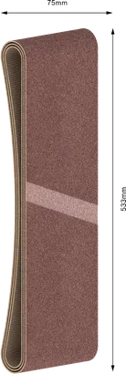 Banda lijadora Bosch PRO X440 75x533mm para madera y metal.