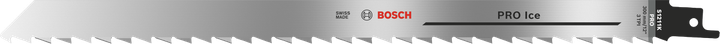 Cuchilla Bosch PRO Ice S1211K con diseño de dientes constantes.