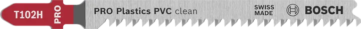 Hoja de sierra de calar Bosch PRO Plastics PVC clean T102H.