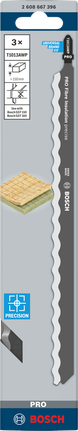 Juego de hojas de sierra de calar Bosch PRO Fibre Insulation Precision T1013AWP.