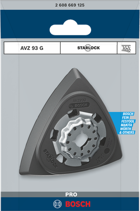 Accesorio multiherramienta Bosch PRO AVZ 93 G de 93 mm.