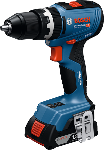 Taladro inalámbrico Bosch GSB 18V-65 con batería AMPShare.