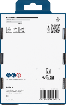Embalaje del juego de brocas de pala de corte automático Bosch EXPERT.
