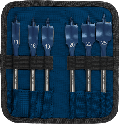 Juego de 6 brocas planas Bosch EXPERT Self Cut Speed.