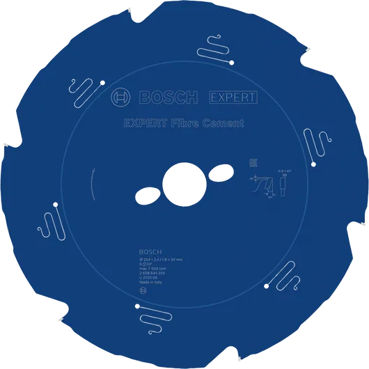 Hoja de sierra circular Bosch EXPERT para fibrocemento, 254 mm.