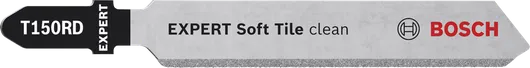 Hoja de sierra de calar de diamante Bosch EXPERT Soft Tile Clean T150RD.