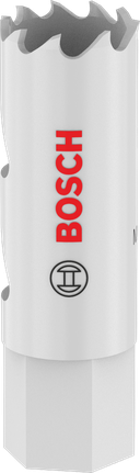 Sierra de corona roscada multimaterial Bosch 17 x 40 mm.