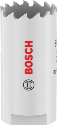 Sierra de corona roscada multimaterial Bosch 24 x 40 mm.