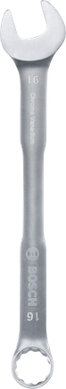 Llave combinada Bosch de 16 mm de cromo vanadio.