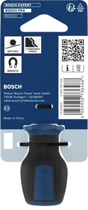 Destornillador Bosch PRO Stubby Bit con mango magnético antivuelco.