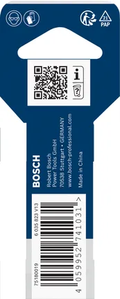 Hoja trapezoidal Bosch SK5 acero paquete de 10 piezas.