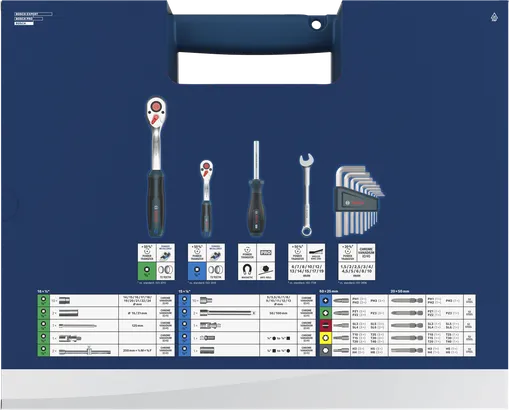 Juego mixto de herramientas manuales