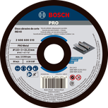 Disco de corte de metal Bosch PRO de 115 x 3 x 22,23 mm.