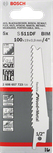 شفرة منشار Bosch S 511 DF BIM للخشب والمعادن.