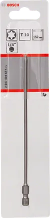 رأس مفك براغي Bosch T10 1/4 بوصة شديد الصلابة.