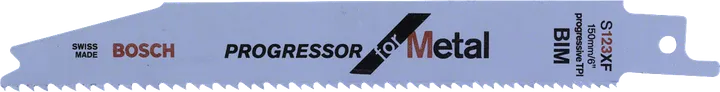 منشار Bosch S123XF Progressor لشفرة المنشار المعدنية.
