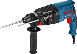 مثقاب مطرقة دوارة من طراز Bosch GBH 2-26 مع نظام SDS plus.