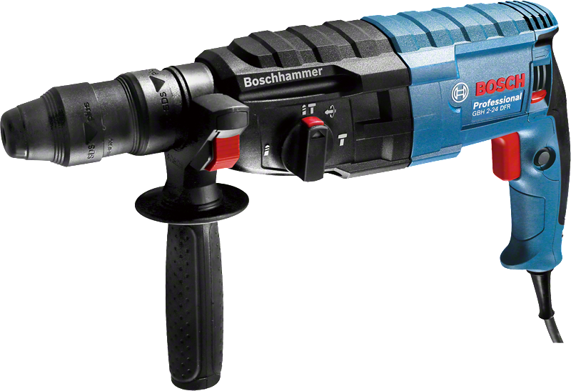 مثقاب دوار من طراز Bosch GBH 2-24 DFR بمقبض جانبي.