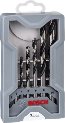 مجموعة مثقاب Bosch HSS تويست، 7 قطع، 2-8 مم.