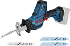 منشار ترددي لاسلكي Bosch GSA 18V-LI C للخشب والمعادن.