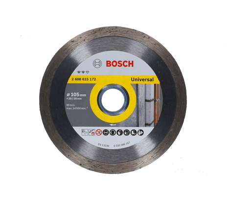 قرص الماس الخبير من Bosch للقطع العالمي، شفرة قطع مقاس 105 مم.