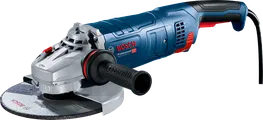 ماكينة صنفرة الزاوية Bosch GWS 24-180 مع الملحقات.