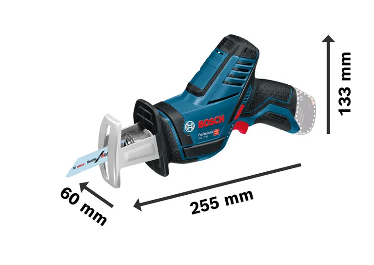 منشار ترددي لاسلكي مدمج من Bosch GSA 12V-14.